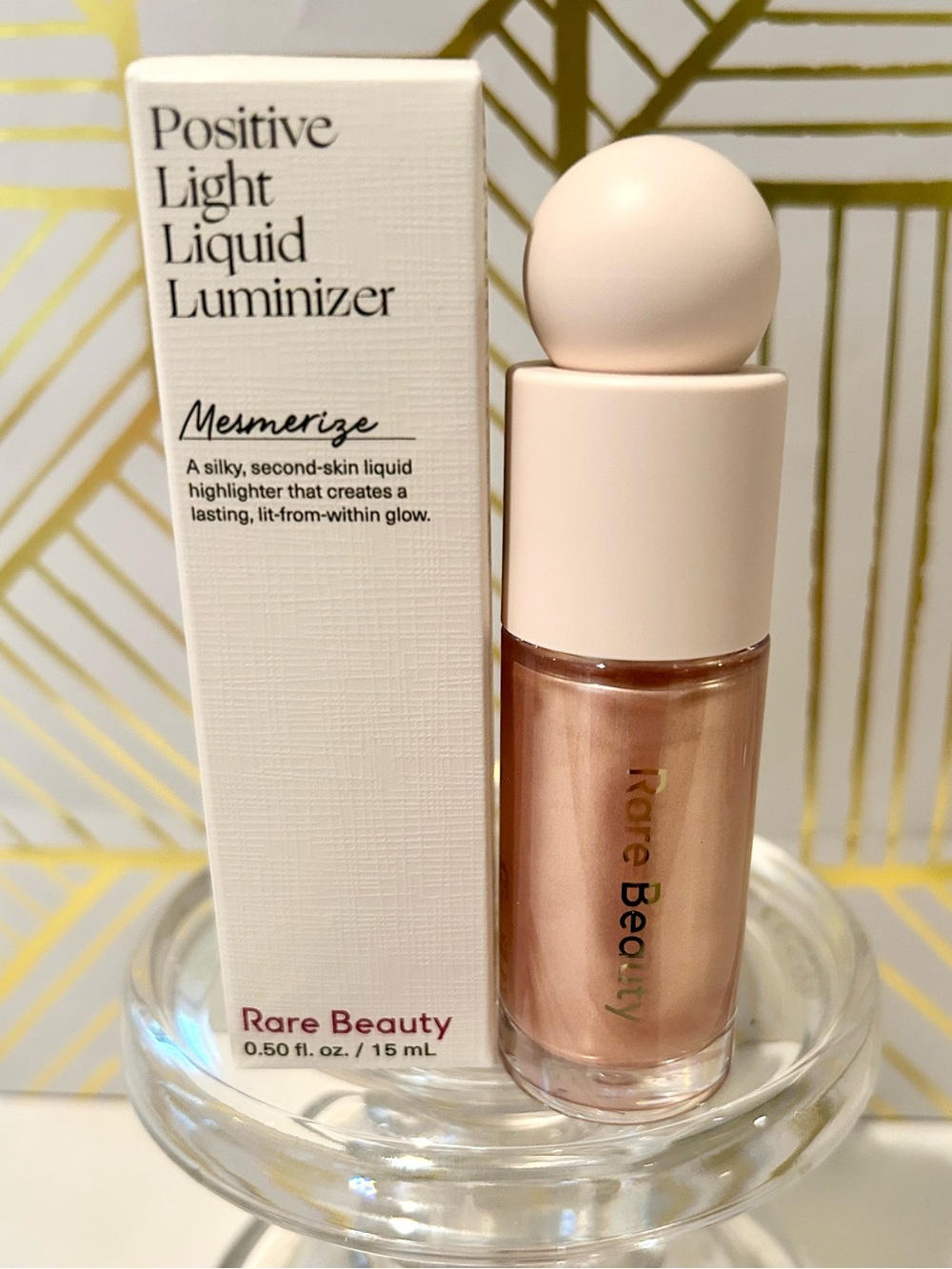 ✨ Rare Beauty Positive Light Liquid Luminizer | Mesmerize | Full Size | NIB